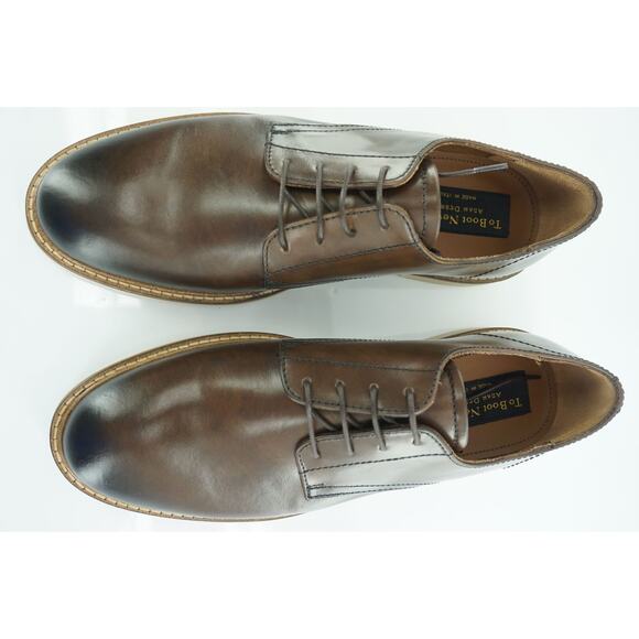 To Boot New York Marseille Plain Toe Derby Oxford Shoe Sz 8.5 Lace Up $375 Brown main image 7